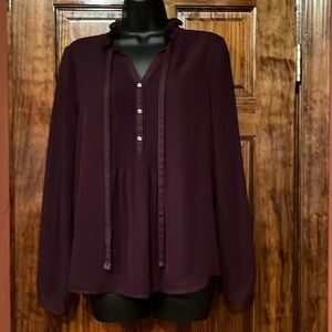 Calvin Klein Plum & Gold Long Sleeve